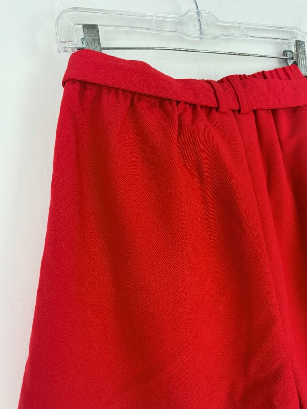 NWT Draper James Twill Belted Shorts 4" Dressy High Waist Red Size Medium M NEW - Picture 9 of 11